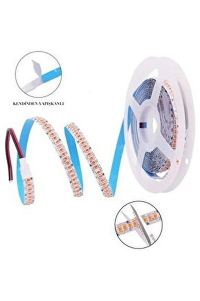 Cata CT-4540-3200K 12 Volt 12 Watt 120 Ledli Gün Işığı (3200K) Şerit Led [5 Metre]