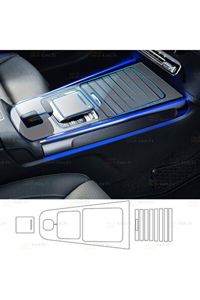 ael-tech Mercedes Glb Compatible Center Console Tpu Protector 2020-2022