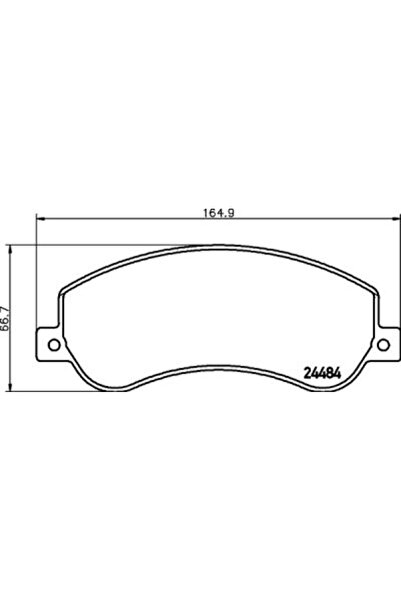 SRLine Set placute frana punte fata Ford Transit, 04.2006-2014, marca Polonia...