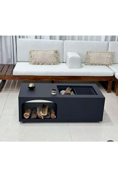 Tables منقل حطب ديكور , مقاس الارتفاع: 43 سم الطول: 120 سم العرض: 60 سم