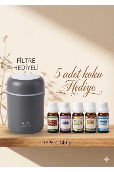 segyhome Ultrasonik Oda ve Araç Hava Nemlendirici Buhar Makinesi Ve Aroma Dif...