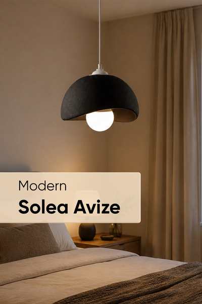 Jusel Soela Avize Salon, Mutfak, Balkon İçin Dekoratif Avize 24 cm PLA Plasti...