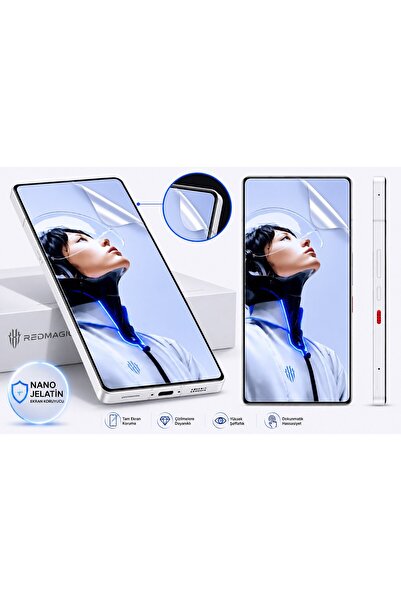 Genel Markalar REDMAGIC 11 Pro Plus Uyumlu Gaming Telefon Nano Jelatin Yüksek Dokunmatik Hassasiyet