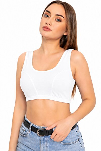 gd goldoremi Women's Thick Strap Cotton Lycra Comfortable Plus Size Half Tank...