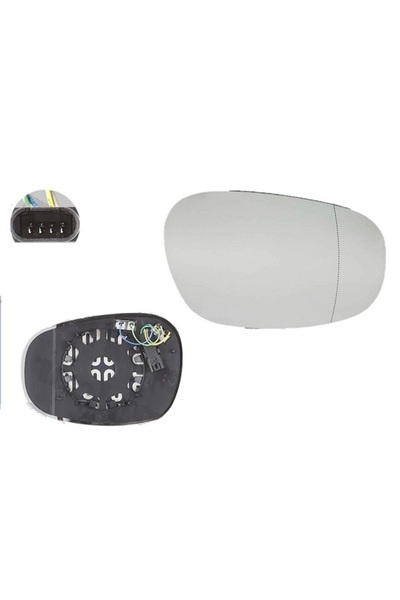 RapidAuto Geam oglinda exterioara cu suport fixare BMW Seria 1 2009-2013; Ser...