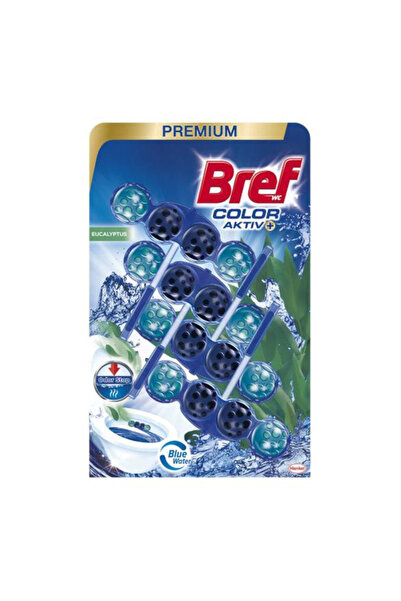Bref Odorizant Toaleta Colorat cu Parfum de Eucalipt - Wc Color Aktiv Eucalyp...