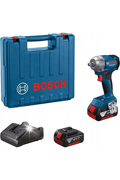 Boschen Cheie de impact cu acumulator 1/2'' GDS 18V-350 2*4.0AH 06019M5021 BOSCH