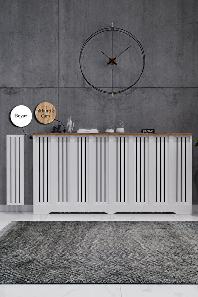 ENDLESS SHOPPİNG Petek Kaplama Modern Radyatör Kapatma Ünitesi Ön Panel MDF T...