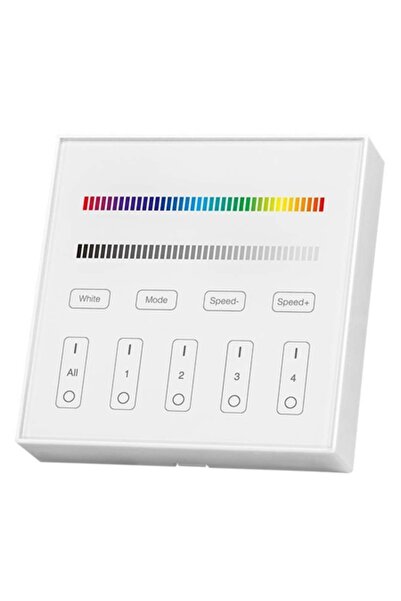 V-TAC Controler Wi-Fi pentru bandă LED RGB, 4 zone, Alb