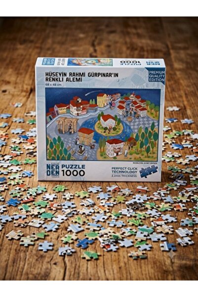 Atölye NerDen Hüseyin Rahmi Gürpınar'ın Renkli Alemi 1000 Parça Puzzle Yap-Boz