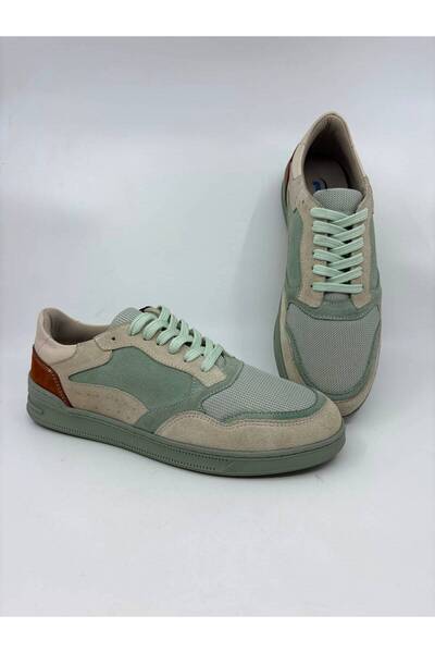 Papuccu Beige Suede Men's Leather Shoes