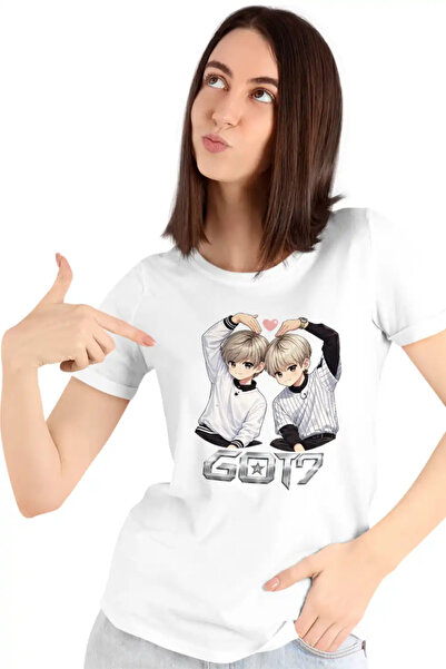 OEM Μπλουζάκι Got7 K-pop Εμπορεύματα Καρτούν