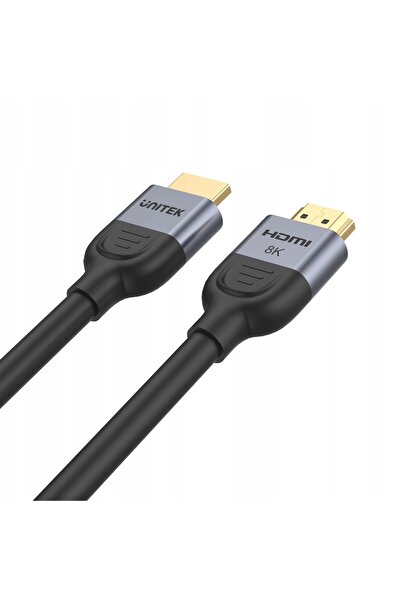 Unitek Cablu HDMI 2.1 8K 60Hz negru 5m HDR Dolby Audio DTS-HD VRR 48Gbps