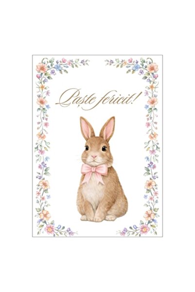 OEM Felicitare 13x18 cm cu plic - Paște - Model 4