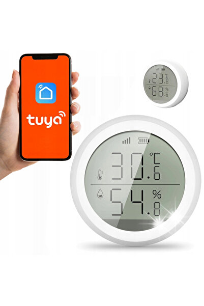 MBG line Senzor de Temperatură și Umiditate ZigBee TUYA LCD Smart Life Higrom...