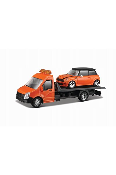Bburago Junior LAWETA CIĘŻARÓWKA model Mini Cooper S Bburago 1:43