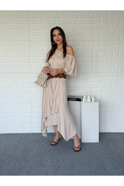 Goncalya Asymmetrical Skirted Modal Suit