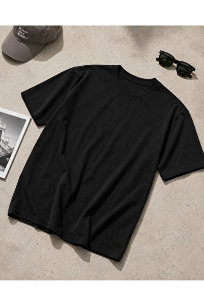 De Carte Plain Crew Neck Comfortable Fit Unisex Casual Seasonal T-Shirt