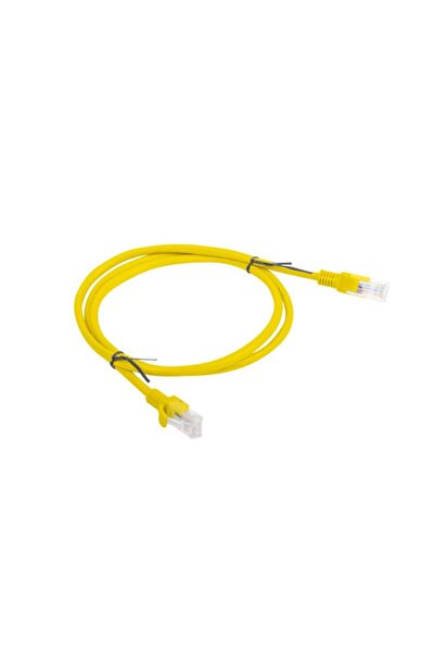 Lanberg Cablu de rețea RJ45 cat. 5e UTP 1m galben