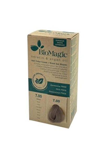 BIOMAGIC كريم صبغة الشعر الخالي من الأمونيا بالكيراتين وزيت الارغان من بيوماج...