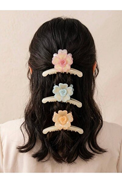 ISHRAQAT AL-AMAL Large Hair Clip, Multi-Colored Hair Accessory