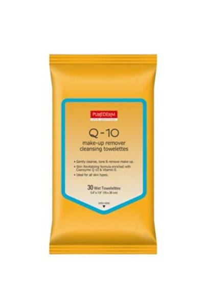 Purederm Purederm Q10 Makeup Remover Facial Cleansing Tissues - 30 Wipes