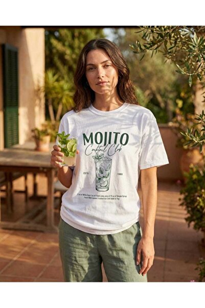 Grafftee Clothing Mojito Club Printed Unisex Oversize T-Shirt