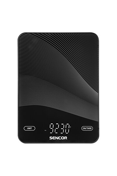 Sencor Cântar de bucătărie 10 kg, Sticlă securizată, Reîncărcabil USB-C, Afiș...