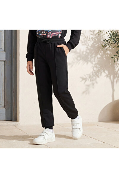 Juniors Drawstring Waist Joggers with Pockets