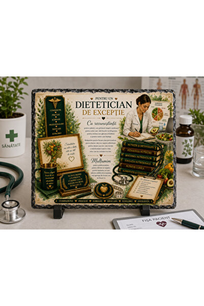 hiperborea Placă ardezie - pentru un Dietetician de Excepție