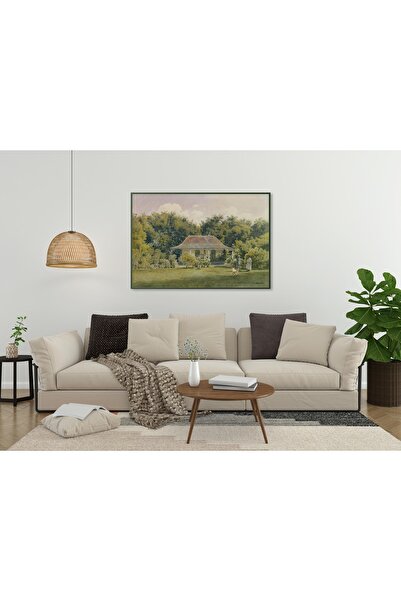 Pegziz Pictura Grădina Laudaya de Jakob Alt |   Decor de perete înrămat cu pe...