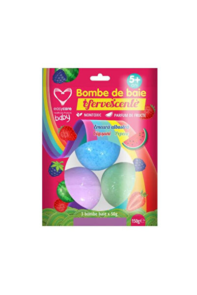 Easycare baby Bombe de Baie Efervescente cu Parfum de Fructe - pentru Copii 5...