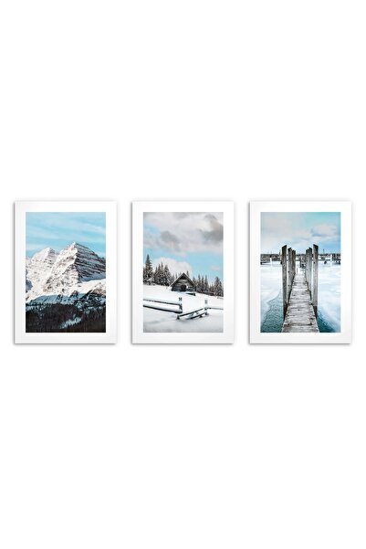 Naklejkomania Postere pentru perete in living sau dormitor, Munti 3x 50x70