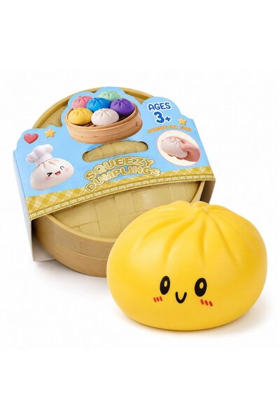Bibilel Jucarie Squishy Dumpling Antistres, Bibilel, Model Fata Zimbitoare, J...