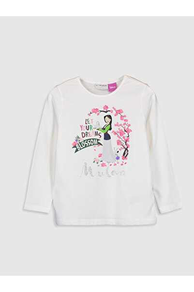 LC Waikiki Tricou de fete cu guler rotund și mânecă lungă