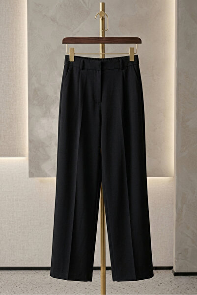 Raneel Kazançlı Alışveriş Women's Comfortable Cut Trousers with Elastic Waist...
