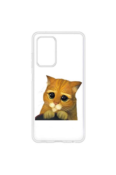 OEM Husa compatibila cu Samsung Galaxy A32 5G Silicon Transparenta Model Puss...