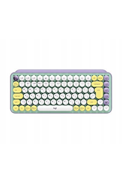 Kraft&dele Tastatură mecanică Logitech POP Keys Daydream Liliowo-Miętowa