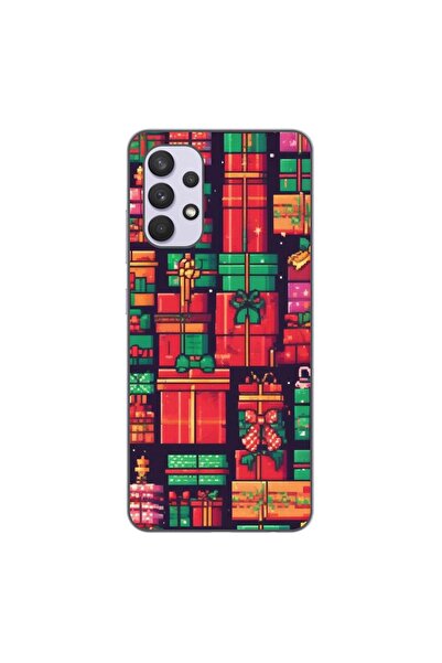 OEM Husa compatibila cu Samsung Galaxy A32 4G Silicon Gel Tpu Model Pixel Art...
