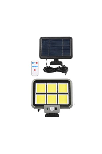 Zâna Casei 30W Соларна LED външна лампа с дистанционно управление и сензор за...