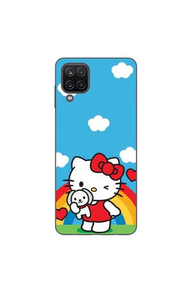 OEM Case compatible with Samsung Galaxy A12 Silicone Gel Tpu Hello Kitty Rain...