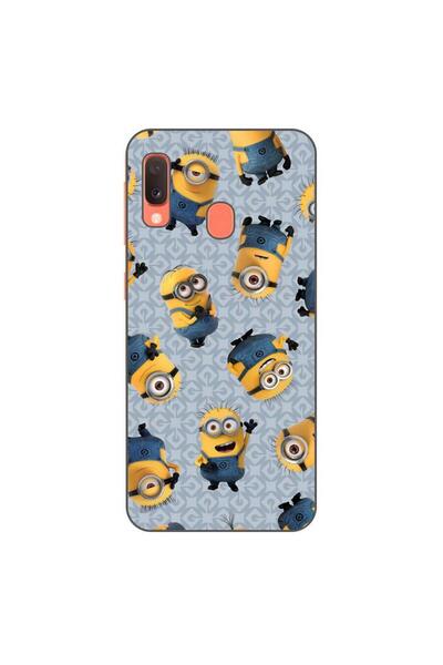 OEM Husa compatibila cu Samsung Galaxy A20e Silicon Gel Tpu Model Pattern Min...