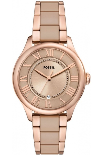 Fossil Ceas de damă la modă CE1133 în aur roz