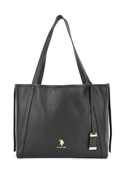 U.S. Polo Assn. حقيبة كتف نسائية سوداء Us26589