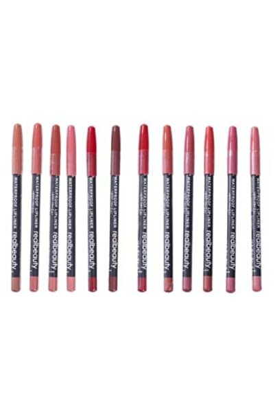 real beauty Real Beauty Lip Liner Pencils Multi Tinted Colors - 12 Colors