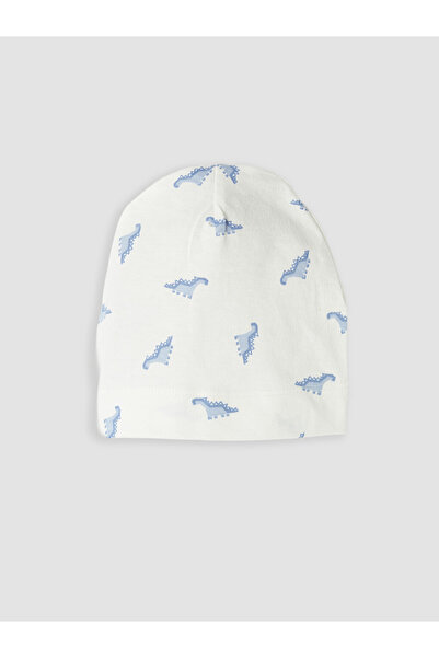 LC Waikiki Rmz Gi̇yi̇m Farkiyla Printed Baby Boy Beanie
