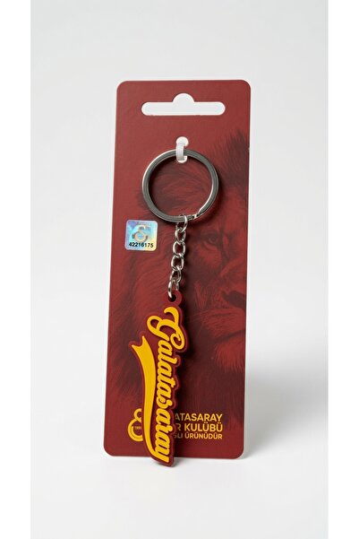 Piolent Galatasaray Silicone Keychain Licensed Gs Fan Product Original Yellow...