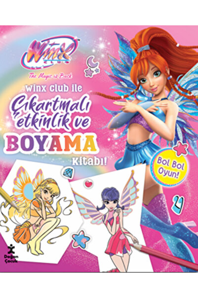Doğan Çocuk Wınx Club İle Çıkartmalı Etkinlik Boyama Kitabı