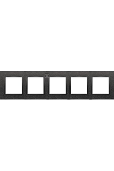 Kontakt-Simon Simon 54 Natură Ramă metalică cu 4 pliuri, Inox Dark DRN4/83
