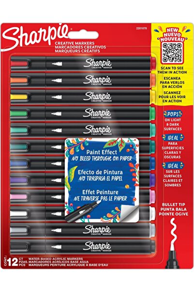 Newell Markere de artă Sharpie 12 culori